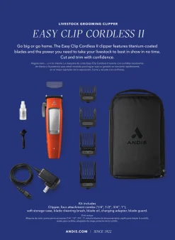 Andis® Easy Clip Cord/Cordless II Clipper