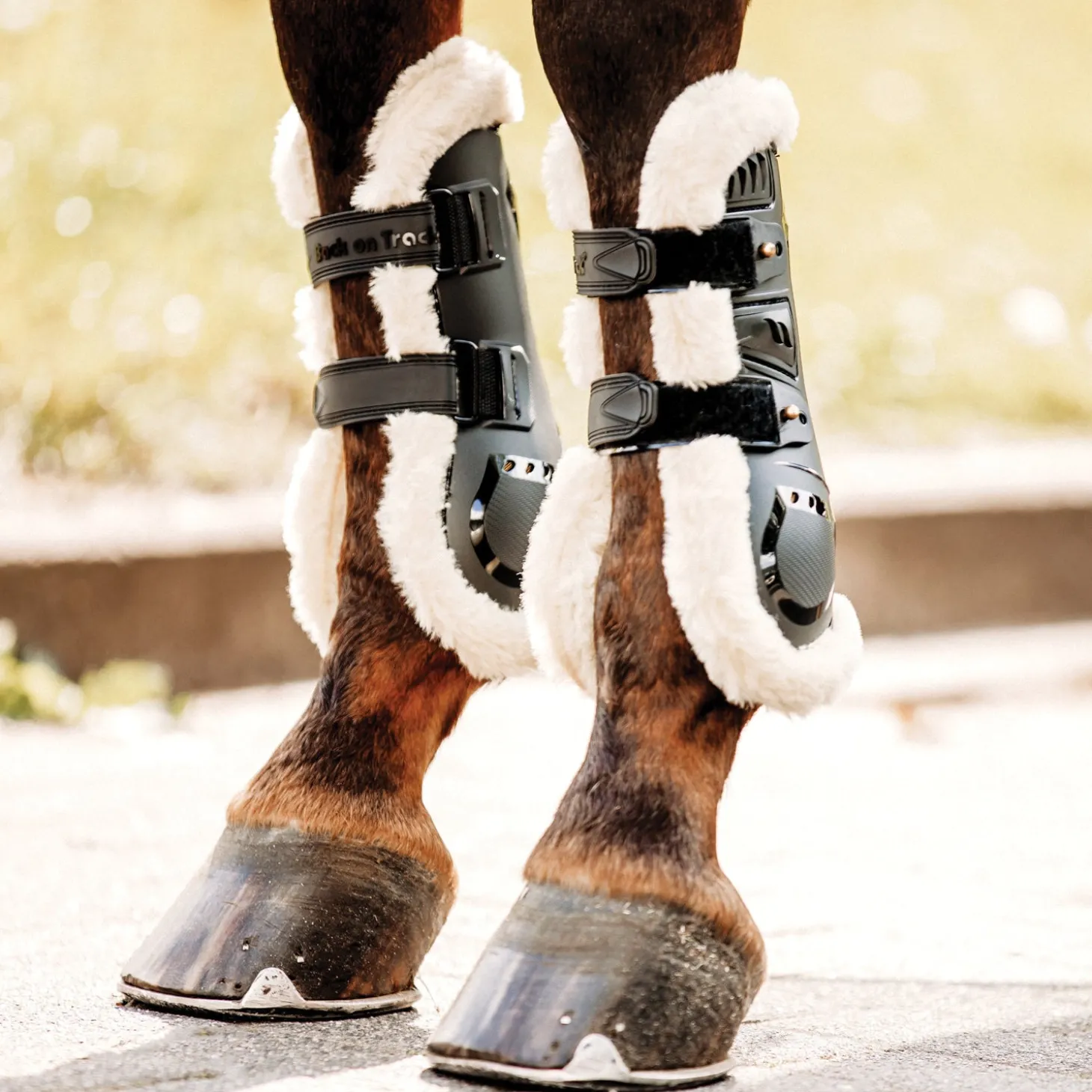 Back on Track® Airflow Tendon Boots with Faux Fur