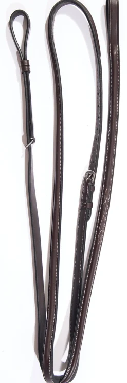 Black Oak Round-Raised Fancy-Stitched Standing Martingale