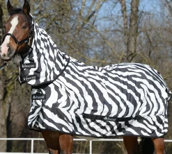 Bucas Zebra Sweet Itch with Full Neck