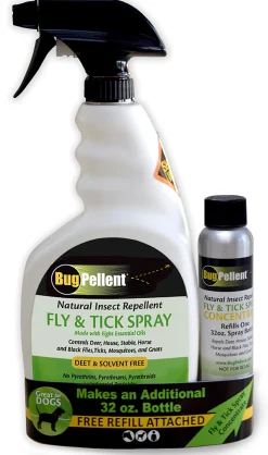 BugPellent® Natural Fly & Tick Spray Set