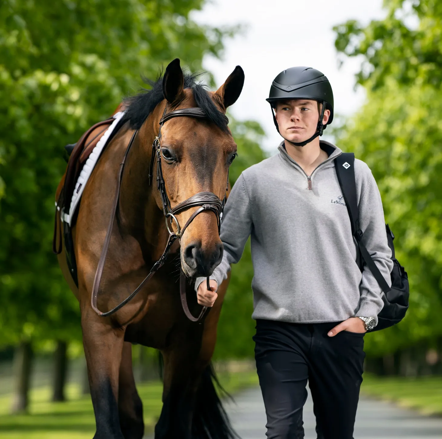 Charles Owen Luna Helmet