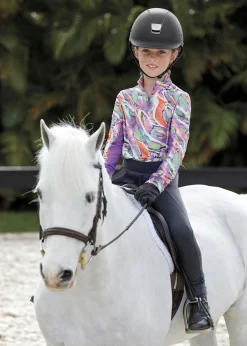 CoolBlast® 100 Kids’ Noma Long Sleeve Print Shirt