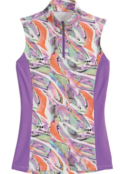 CoolBlast® 100 Ladies’ Lakeland Sleeveless Print Shirt