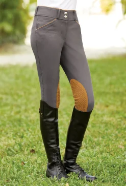 DS Girls' Beverly Double-Grip Knee-Patch Breech