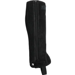 DS Suede Half Chaps with Silicone Grip Patch