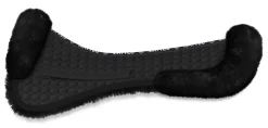E.A. Mattes Platinum EWWA Sheepskin Dressage Half Pad with Rear Trim