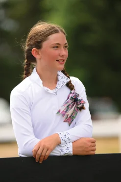 Essex Classics Girls’ Talent Yarn Long-Sleeve Show Shirt