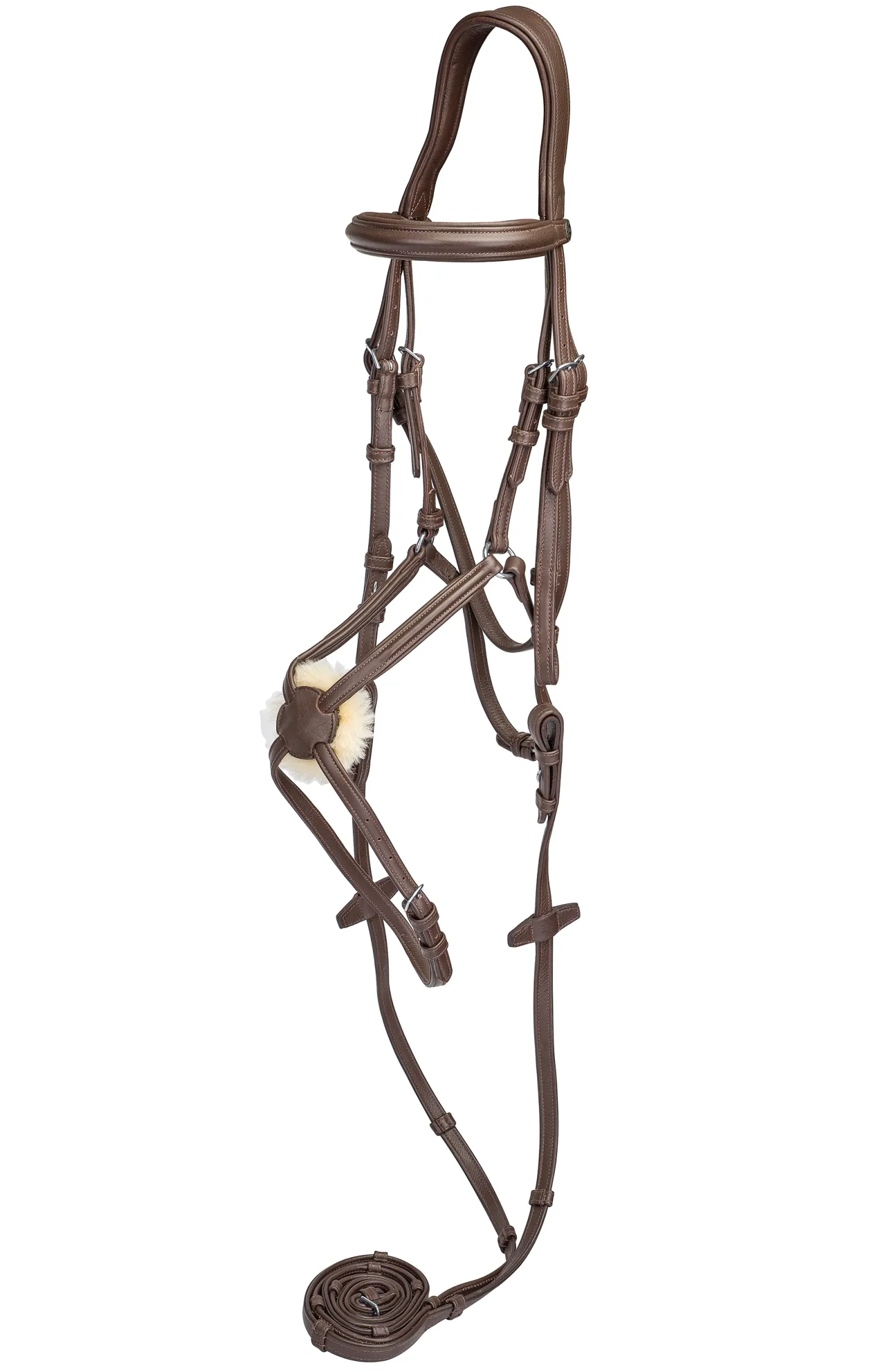 Henri de Rivel Kushy Plain Raised Figure-8 Bridle