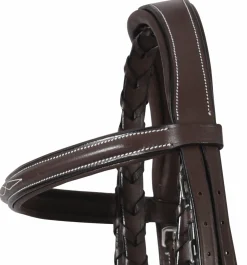 Henri de Rivel Pro Mono Crown Fancy-Stitched Padded Bridle with Laced Reins