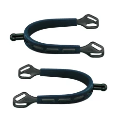 Herm Sprenger® Ultra Fit Extra Grip Black Knob Spurs