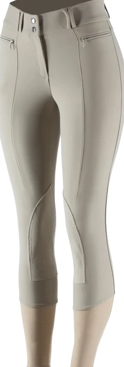 Horze Ladies’ Angelina Synthetic Leather Knee-Patch Breech