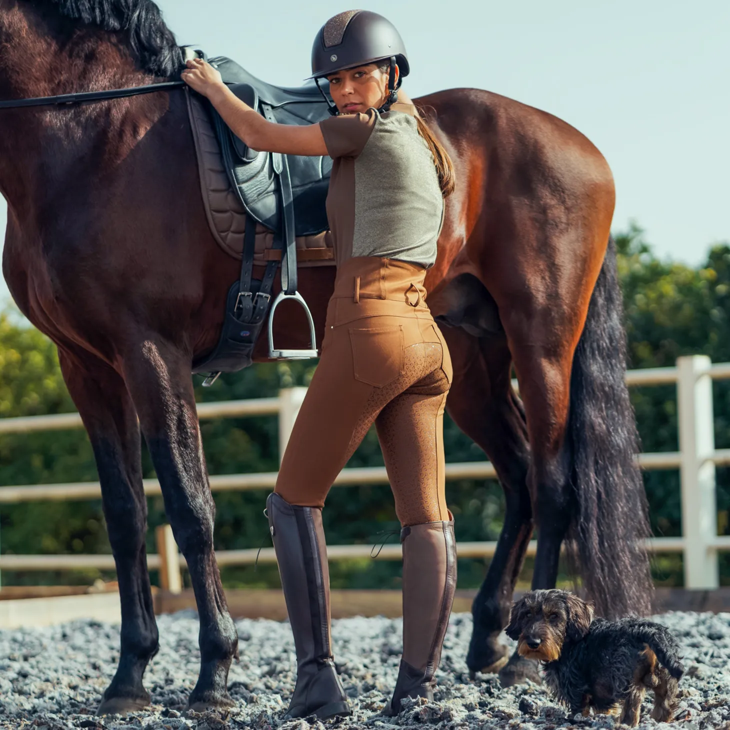 Horze Ladies' Tara High-Waist Full-Seat Breech