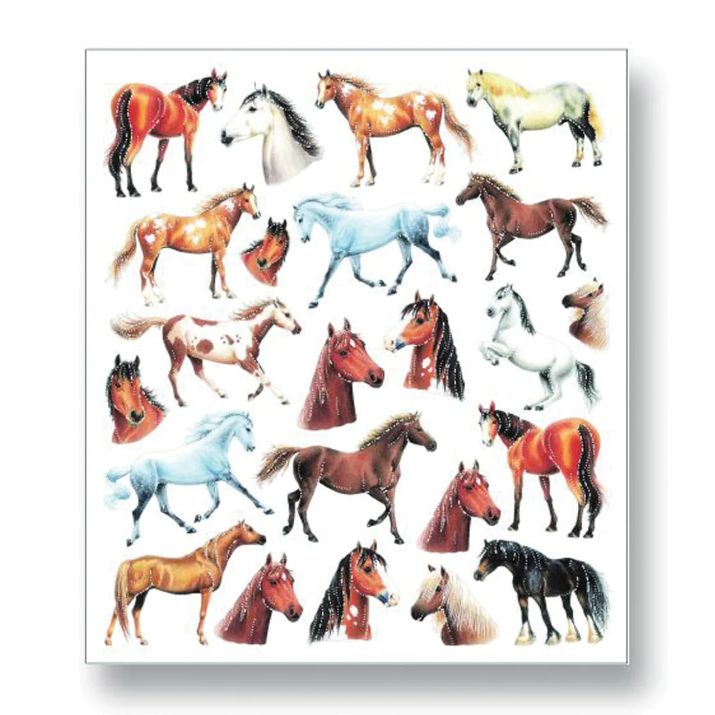 Kelley and Company Colorful Horse Stickers