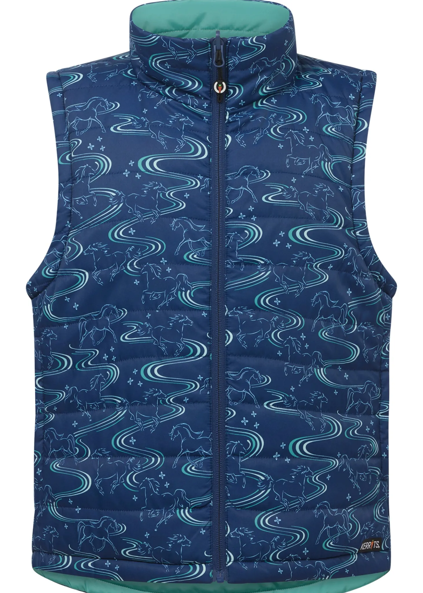Kerrits® Kids' Ride The Wind Reversible Quilted Vest