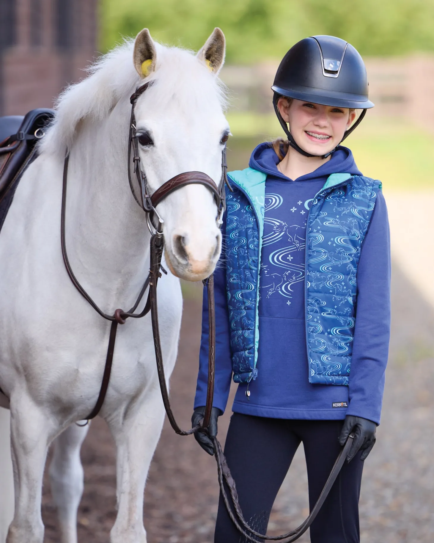 Kerrits® Kids' Ride The Wind Reversible Quilted Vest