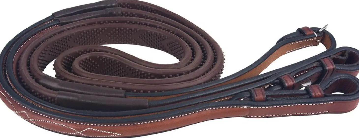 Marcel Toulouse Platinum Soft Touch Raised Rubber Reins
