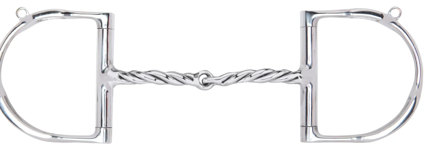 Myler® English D-Ring MB 09 Twist with Hooks