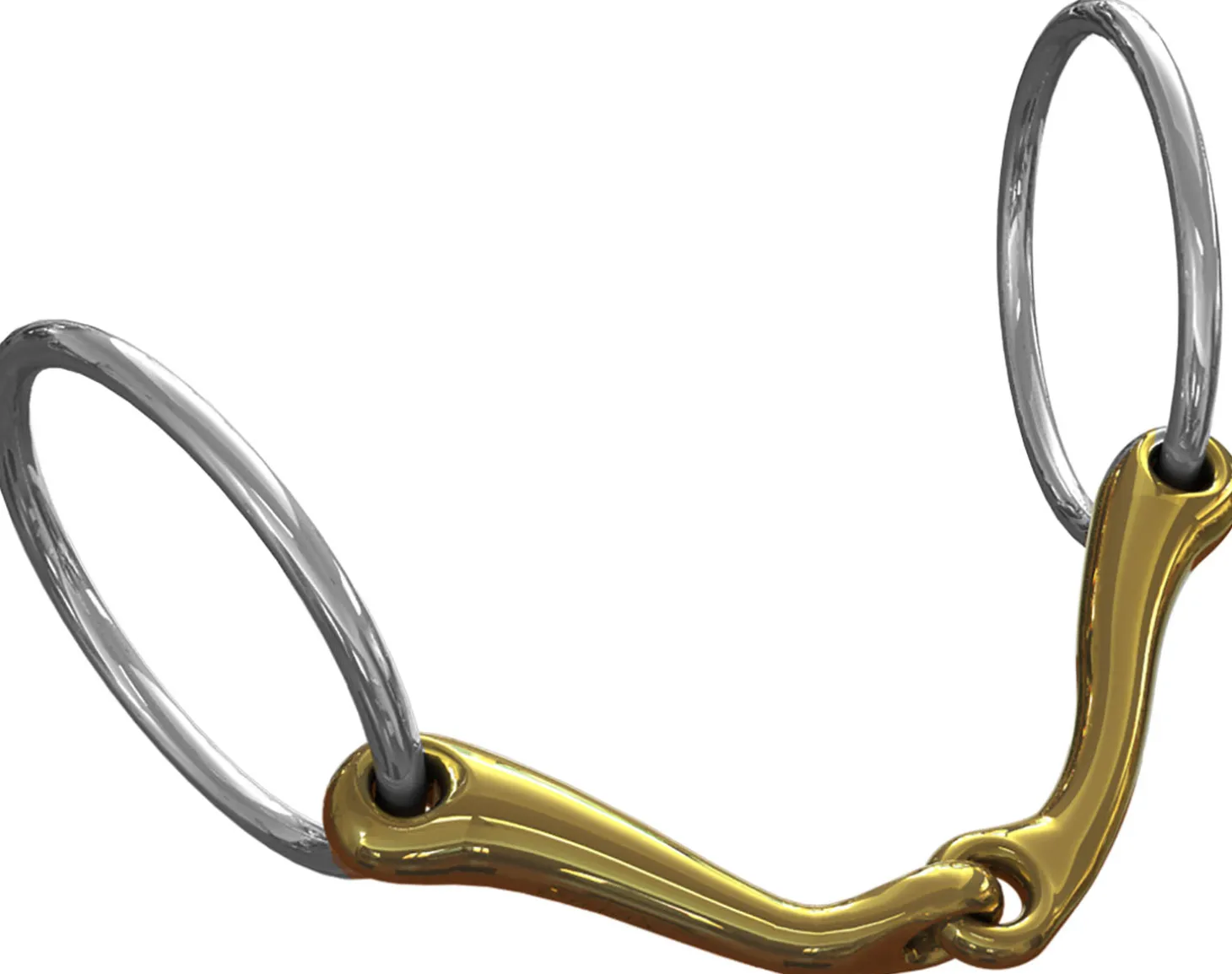 Neue Schule Demi Anky Loose Ring Bit - 14 mm mouth; 70 mm rings
