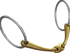 Neue Schule Tranz Angled Lozenge Loose Ring Bit - 18 mm mouth; 70 mm rings
