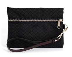 Perri’s® Champion Collection Wristlet with Leather Accents and Nameplate
