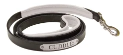 Perri’s® Padded Leather Nameplate Dog Leash