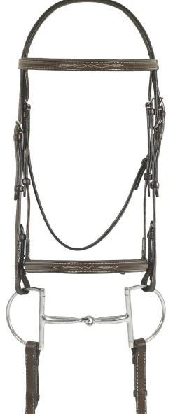 Pessoa® Pro Fancy-Stitched Raised Bridle