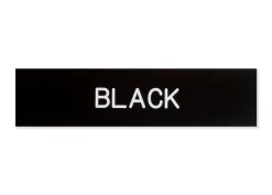 Plastic Stall Plate - 1 or 2 lines