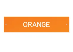 Plastic Stall Plate - 1 or 2 lines