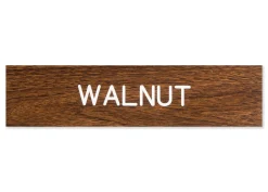 Plastic Stall Plate - 3 lines