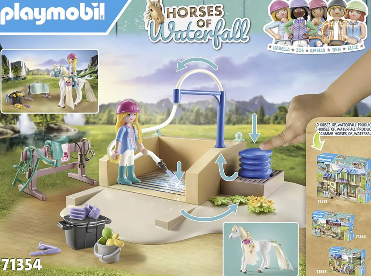 Playmobil® Isabella and Lioness with Washing Station