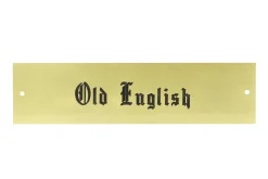 Rectangular Halter Nameplate - 1 or 2 lines