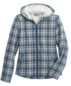 Riding Sport™ Ladies’ Lancaster Sherpa-Lined Flannel Hoodie