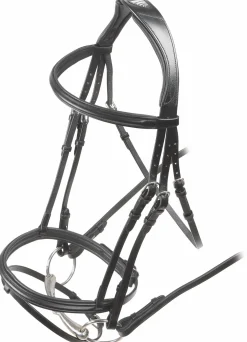 Shires Velociti Rapida Padded Raised Flash Bridle