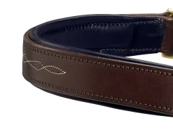 Showmark™ Classic Fancy-Stitched Leather Halter