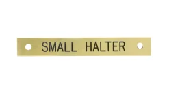 Small Rectangular Halter Nameplate