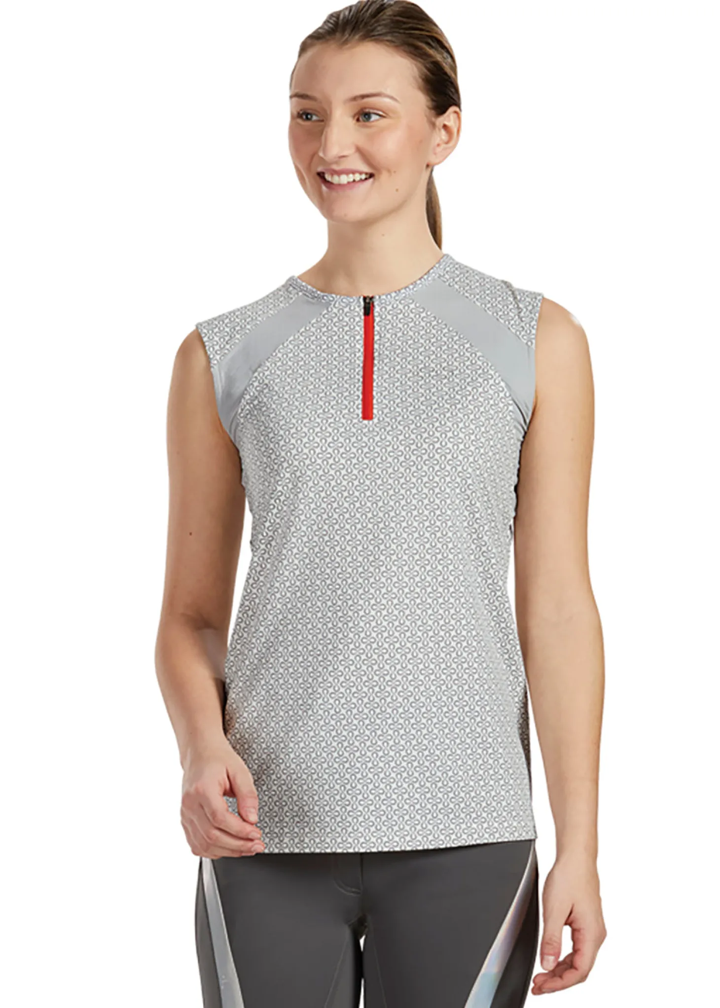 Stride™ CoolBlast® 100 Ladies’ Print Sleeveless Shirt