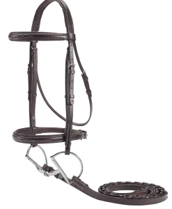 Suffolk™ Fancy-Stitched Single Crown Bridle