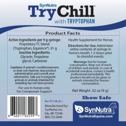 SynNutra Equine® Trychill™ Gel
