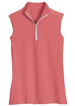 THE TAILORED SPORTSMAN™ Ladies’ IceFil® Quarter-Zip Sleeveless Sun Shirt