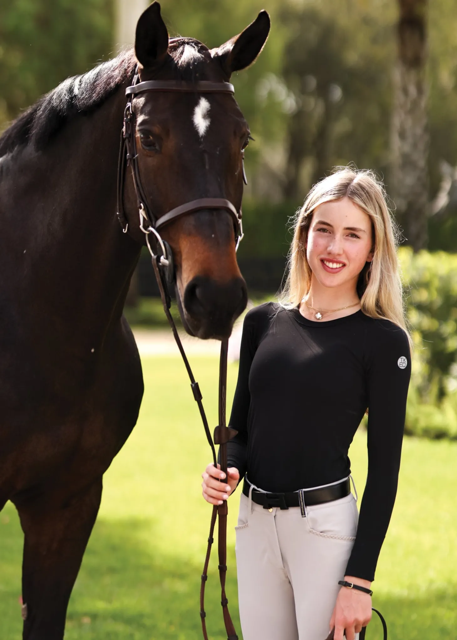 TKEQ Kassidy Seamless Long-Sleeve Shirt