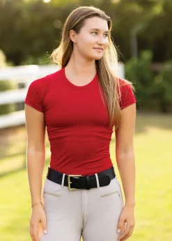 TKEQ Ladies’ Kennedy Seamless Short Sleeve Top 2.0
