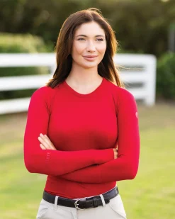 TKEQ Ladies’ Kennedy Seamless Long-Sleeve Top 2.0