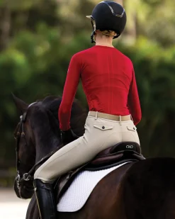 TKEQ Ladies’ Kennedy Seamless Long-Sleeve Top 2.0