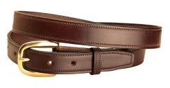 Tory Leather 1" Stitched Leather Belt