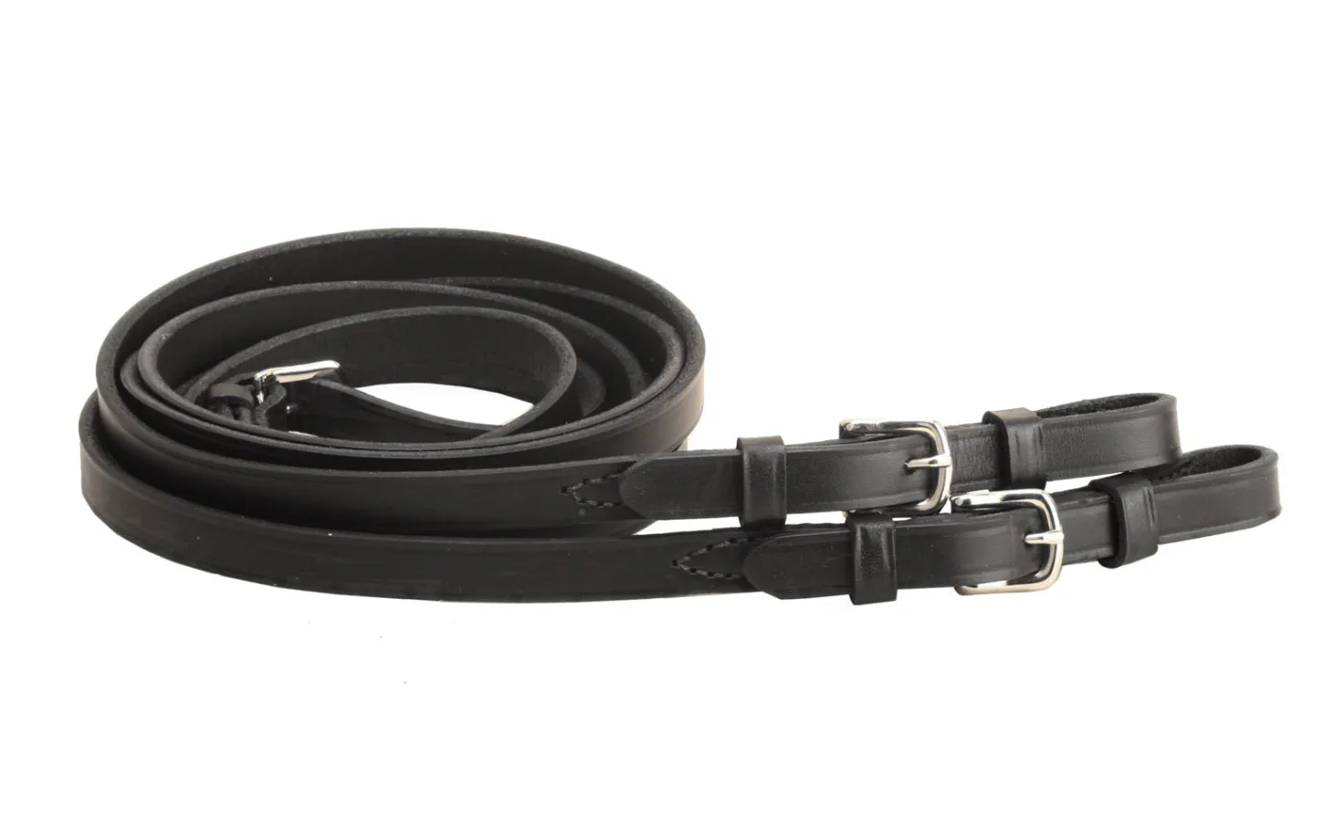 Tory Leather Company 5/8" x 60" Plain Reins with Buckle Bit Ends