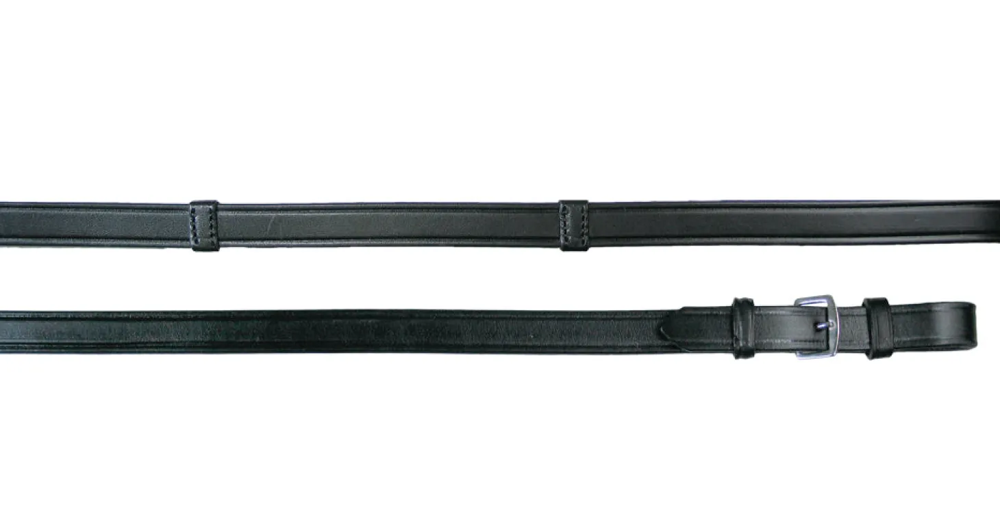 Tory Leather Company Leather Reins with Buckle Ends & Hand Stops