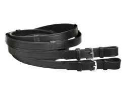 Tory Leather Extra Long Hand Stop Reins with Buckle Ends