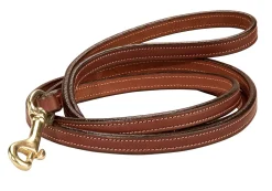 Tory Leather Full-Stitched Dog Leash