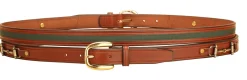Tory Leather Ribbon & Snaffle Bits Belt